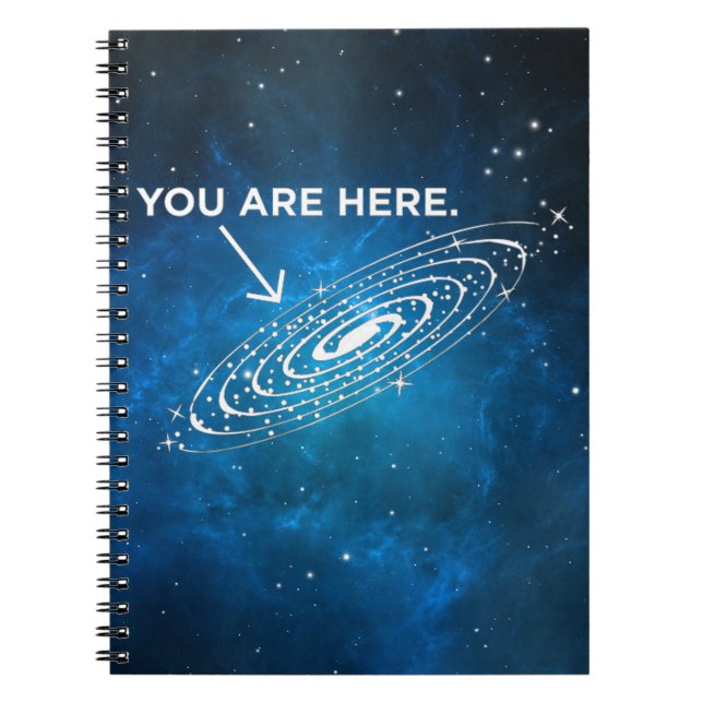 Caderno Espiral você está aqui (Frente)