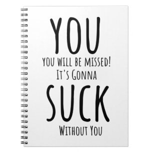 Caderno Espiral Você está fugindo, saindo