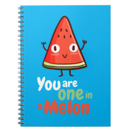 Caderno Espiral Você está no notebook Melon