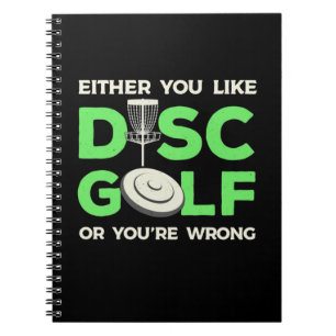 Caderno Espiral Você Gosta De Golfe De Disco