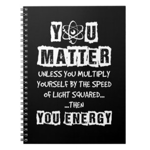Caderno Espiral Você Importa Então Você Engraçada Energética Físic