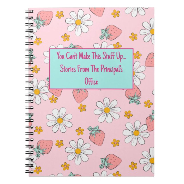 Caderno Espiral Você não pode fazer isso com o notebook principal (Frente)