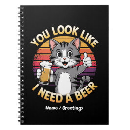 Caderno Espiral Você parece que eu preciso de uma citação de Beben