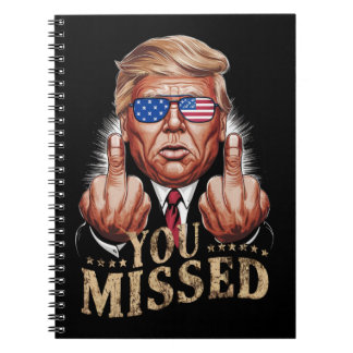 Caderno Espiral Você Perdeu Donald Trump na Eleição dos EUA