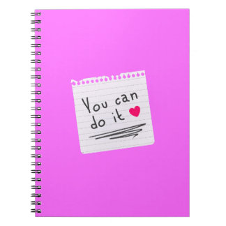 Caderno Espiral Você pode fazer isso
