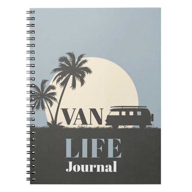 Caderno Espiral VOCÊ QUER! Diário 🌄 Van Life para Casais (Frente)