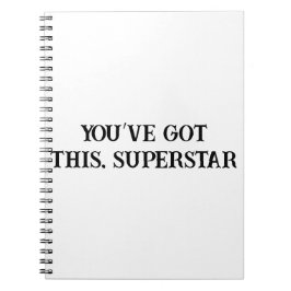 Caderno Espiral Você tem este notebook motivacional