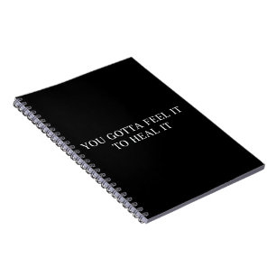 Caderno Espiral Você Tem Que Sentir Para Curar A Saúde Mental Psic