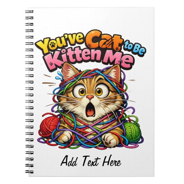 Caderno Espiral Você tem que ser Meigo Personalizado (Frente)
