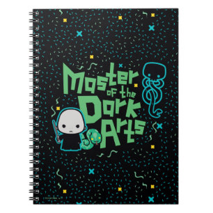 Caderno Espiral Voldemort de Cartoon - Mestre das Artes Negras