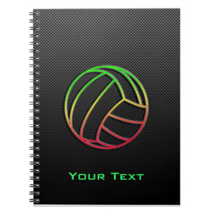 Caderno Espiral Voleibol colorido