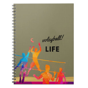 Caderno Espiral Voleibol Laife