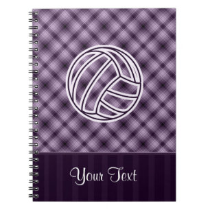 Caderno Espiral Voleibol roxo