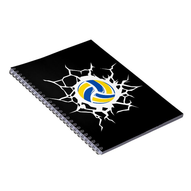 Caderno Espiral Volleyball Themed (Lado Direito)
