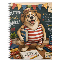Caderno Espiral Voltar ao Cachorro da Escola PNG, Desenho de Cacho