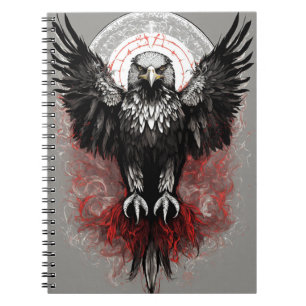 Caderno Espiral Voo Encantado: O Bloco de Notas de Águia Mística