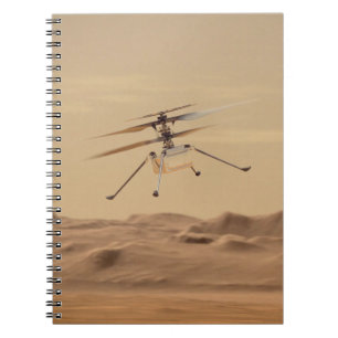 Caderno Espiral Voo Mars Ingenuity Helicopter