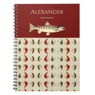 Caderno Espiral Voo Pesca Mosca Salmão Russo