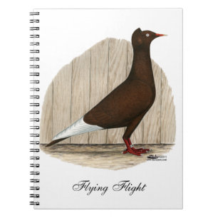 Caderno Espiral Voo Voo Voo Red Boné Pombo