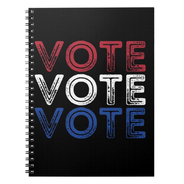 Caderno Espiral votação eleitoral de 2024 (Frente)