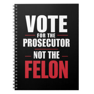Caderno Espiral Vote no Promotor, Não no Criminoso