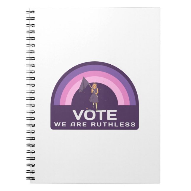 Caderno Espiral Vote Nós Somos Brutais (Frente)