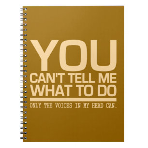 Caderno Espiral VOZES NO MEU notebook personalizado