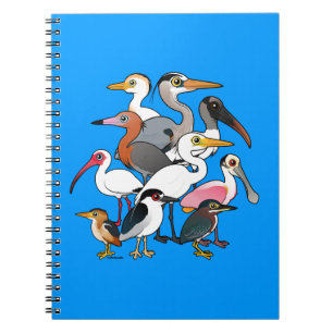 Caderno Espiral Waders norte-americanos