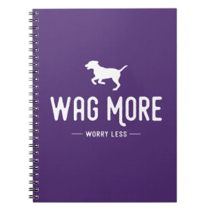 Caderno Espiral Wag Mais Preocupada Menos