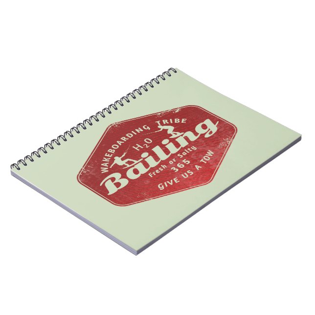 Caderno Espiral Wakeboard (Left Side)