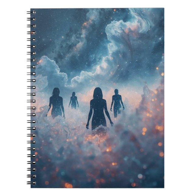 Caderno Espiral Wanderers in the Cosmic Mist (Frente)