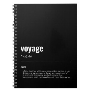 Caderno Espiral WanderTag - Notebook Preto de Voyage