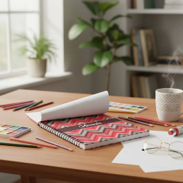 Caderno Espiral Warm Chevron