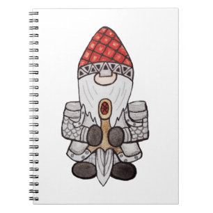 Caderno Espiral Warrior Knight Gnomo