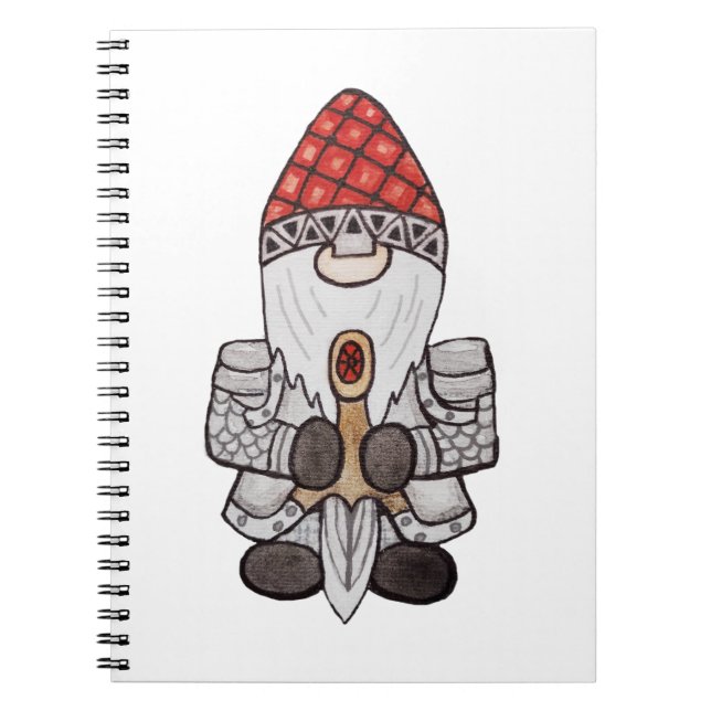 Caderno Espiral Warrior Knight Gnomo (Frente)
