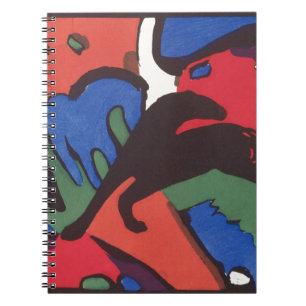 Caderno Espiral Wassily Kandinsky Franz Marc Blue Rider Painting