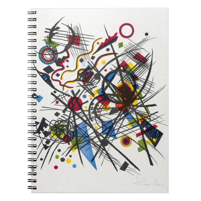 Caderno Espiral Wassily Kandinsky Lithographie (Frente)