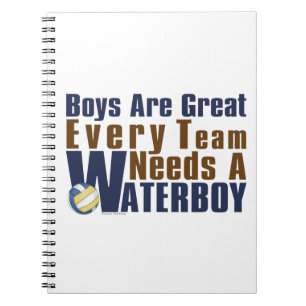 Caderno Espiral Waterboy Vollyball em azul