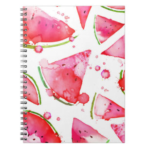 Caderno Espiral Watercolor Melancia 1