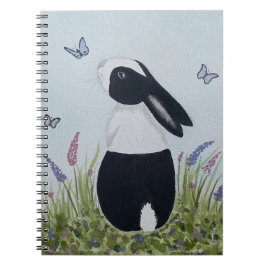 Caderno Espiral Watercolour Dutch Bunny Rabbit