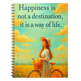 Caderno Espiral "Way of Life" (Modo de vida) - Nota de citação sob