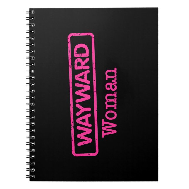 Caderno Espiral Wayward Woman Notebook (Frente)