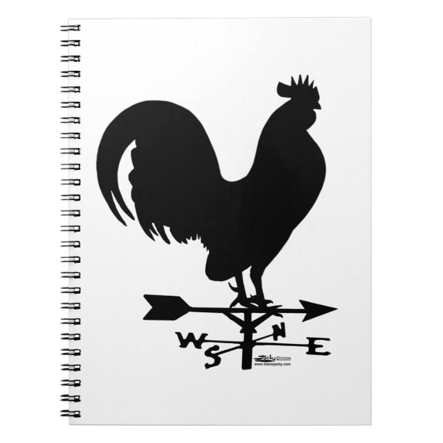 Caderno Espiral Weathervane Rooster (Frente)