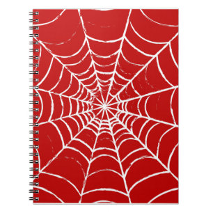 Caderno Espiral Web Vermelha