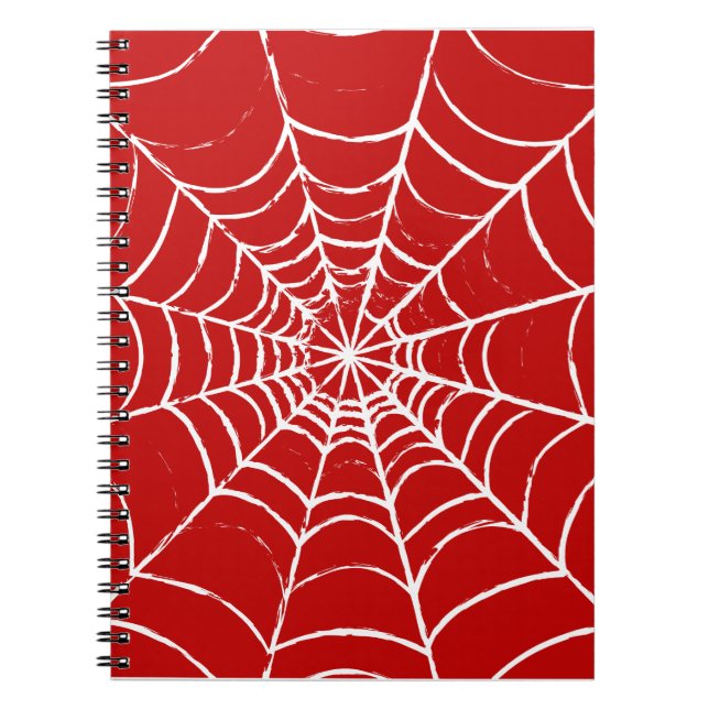 Caderno Espiral Web Vermelha (Frente)