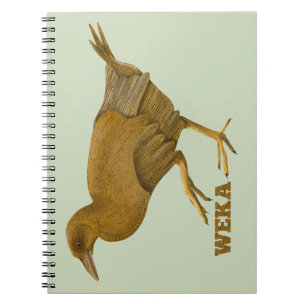 Caderno Espiral Weka New Zelândia Bird