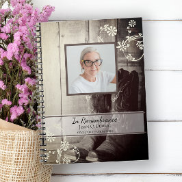 Caderno Espiral Western Cowboy Boots Memorial Guest Book