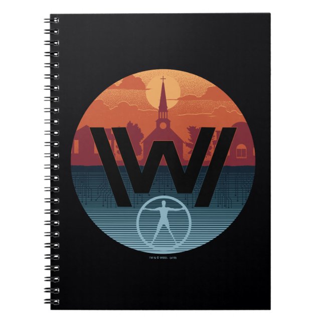 Caderno Espiral Westworld | Logotipo da Igreja Escalante (Frente)
