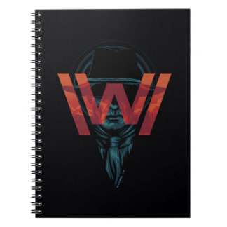 Caderno Espiral Westworld | O Homem no Logotipo Preto