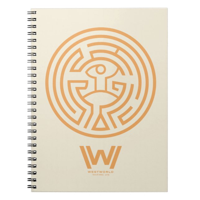 Caderno Espiral Westworld | Símbolo Maze (Frente)